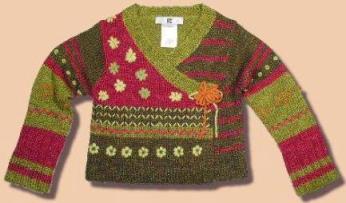 Deux Par Deux Tangerine Dream Kimono Cardigan Sweater